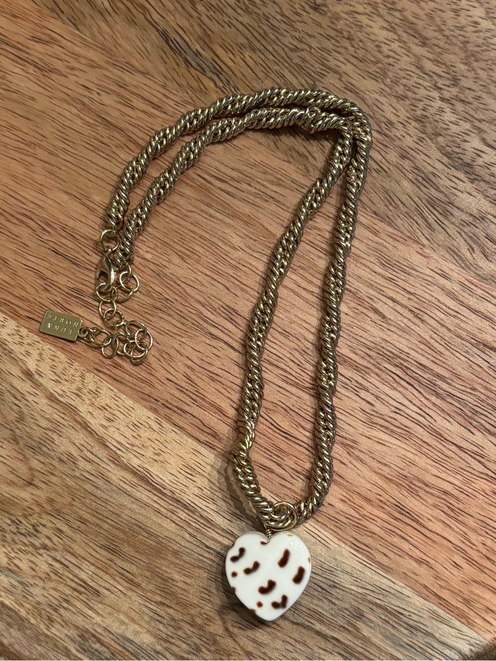 Luna norte shell heart necklace, jewelry
